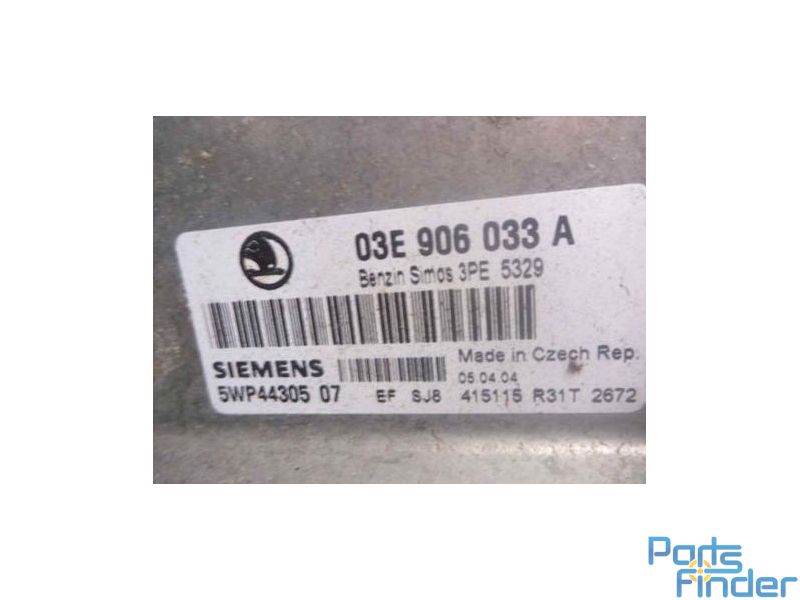 Εγκέφαλος Siemens 03E906033A - Skoda Fabia 