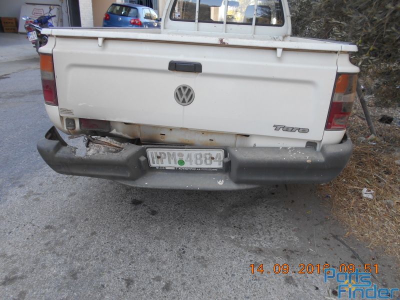 Προφυλακτήρας πίσω πολυεστερικός - VW Taro 